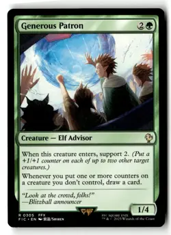 Generous Patron R Regular Commander: FINAL FANTASY 305 LP MTG - Image 1