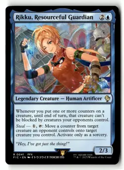 Rikku, Resourceful Guardian R Commander: FINAL FANTASY 41 LP MTG - Image 1