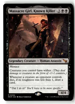 Massacre Girl, Known Killer M Regular Murders at Karlov Manor 94 LP MTG - Image 1