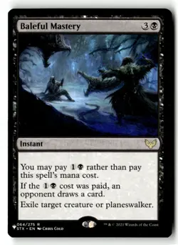 Baleful Mastery R Regular Strixhaven: School of Mages 64 LP MTG - Image 1
