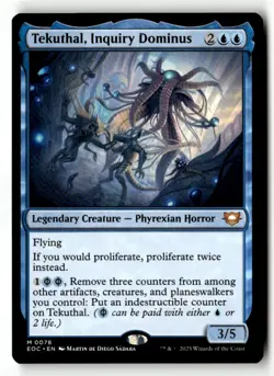 Tekuthal, Inquiry Dominus M Commander: Edge of Eternities 78 NM MTG - Image 1