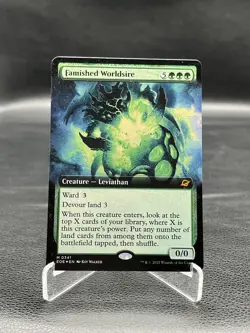 Edge of Eternities #341 Famished Worldsire (Extended Art) Foil - Image 1