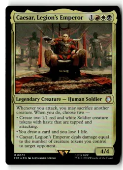 Caesar, Legion's Emperor M Universes Beyond: Fallout 1 MTG - Image 1