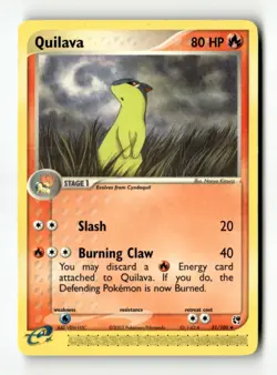 Quilava Uncommon Normal Sandstorm 51/100 LP Pokemon TCG - Image 1