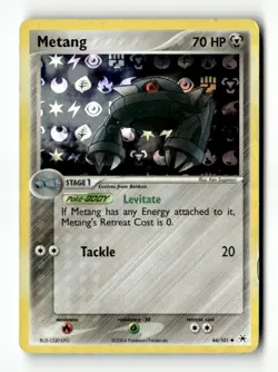 Metang - Uncommon Reverse Holo Hidden Legends 44/101 MP Pokemon TCG - Image 1