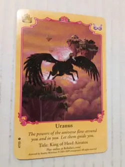 Bella Sara Royalty Uranus 47/55 King Of Herd Airistos Regular Common Horse Card - Image 1