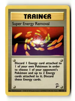 Super Energy Removal Rare Normal Base Set 2 108/130 LP Pokemon TCG - Image 1