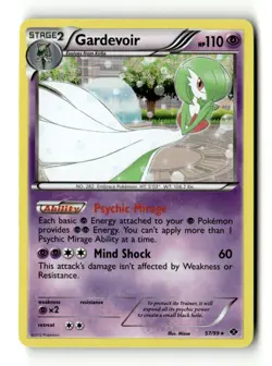 Gardevoir Holo Rare Next Destinies 57/99 MP Pokemon TCG - Image 1