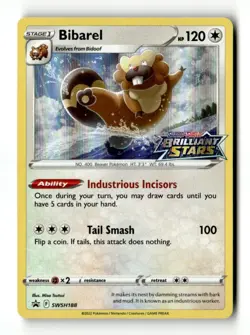 Bibarel - SWSH: Sword & Shield Promo Cards SWSH188 NM Pokemon TCG - Image 1