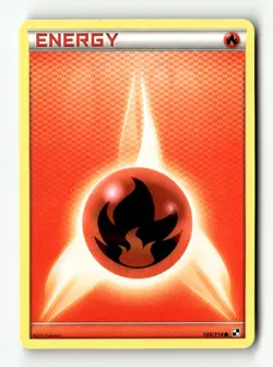 Fire Energy Common Normal Black and White 106/114 LP Pokemon TCG - Image 1