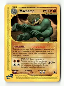Machamp (51) Rare Normal Expedition 051/165 LP Pokemon TCG - Image 1