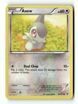 Axew Common Reverse Holo Noble Victories 86/101 NM Pokemon TCG - Image 1