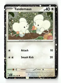 Tandemaus (Cosmos Foil) Promo Holo 167/193 NM Pokemon TCG - Image 1