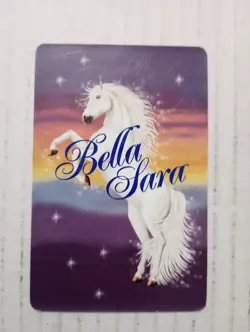 Bella Sara Treasures Valor 50/55 Fireheart Sword Horse Trading Card 2010 - Image 2