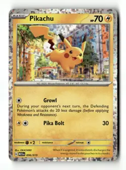 Pikachu Promo McDonald's Promos 2023 006/015 NM Pokemon TCG - Image 1