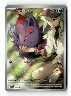 N's Zorua Promo SV: Scarlet & Violet Promo Cards 189 NM Pokemon TCG - Image 1