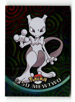 2000 Topps Pokemon TV Animation Edition Series 3 Holo Foil #150 Mewtwo - Image 1