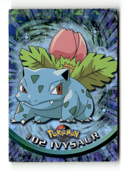 1999 Topps Pokemon TV Animation Edition Series Blue Label Ivysuar #02 Holo - Image 2