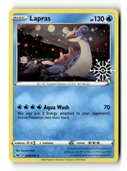 Lapras - (Holiday Calendar) Promo Holo 048/202 NM Pokemon TCG - Image 1