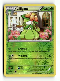 Lilligant Rare Reverse Holo Noble Victories 5/101 LP Pokemon TCG - Image 1