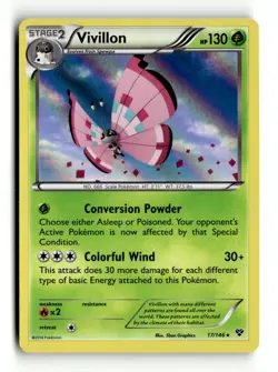Vivillon - (Cosmos Holo) Promo Blister Exclusives 017/146 LP Pokemon TCG - Image 1