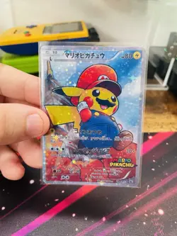 Pokemon Card Mario Pikachu Promo Nintendo Japan | Fan Made Bookmark - Image 4