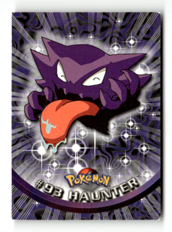 1999 Topps Pokemon TV Animation Edition Haunter #93 Non Holo Blue Logo - Image 1
