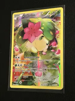🌟Pokemon TCG Shaymin XY115 Holo Promo Card Black Star Ultra Rare - Image 2