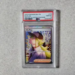 2025 Pokemon N's Plan 170/086 Special Illustration Rare PSA 10 - Image 1
