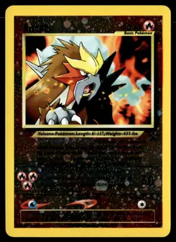 Entei Promo Reverse Holo WoTC Promo 34/53 NM Pokemon TCG - Image 1