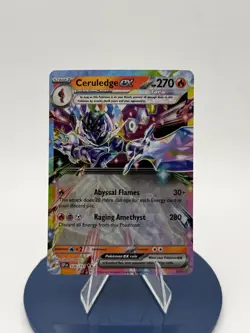 CERULEDGE EX 036/191 SURGING SPARKS POKEMON (DOUBLE RARE, NM) - Image 1