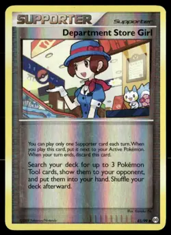 Department Store Girl Uncommon Reverse Holo Arceus 85/99 MP Pokemon TCG - Image 1