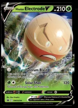 Hisuian Electrode V - Holo SWSH: Sword & Shield Promo SWSH294 NM Pokemon TCG - Image 1