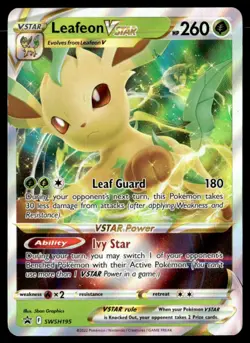 Leafeon VSTAR - Holo SWSH: Sword & Shield Promo Cards SWSH195 NM Pokemon TCG - Image 1
