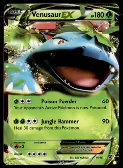 Venusaur EX Ultra Rare XY Base Set 1/146 NM Pokemon TCG - Image 1