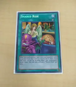Shared Ride - LVAL-EN070 Secret Rare Unlimited Edition LP Yugioh - Image 1