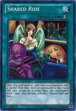 Shared Ride - LVAL-EN070 Secret Rare Unlimited Edition LP Yugioh - Image 2