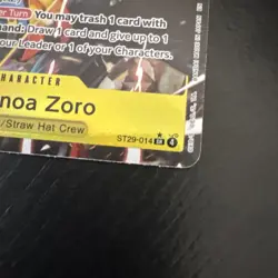 Roronoa Zoro ST29-014 (SR) Alt Art Starter Deck (EGGHEAD) One Piece CCG - Image 3