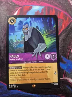 Hades - Looking for a Deal 56/204 Non-Foil Whispers in the Well Disney Lorcana - Image 1
