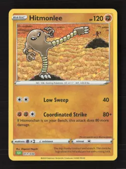 Hitmonlee Classic Collection Trading Card Game Classic 011/034 NM Pokemon TCG - Image 1