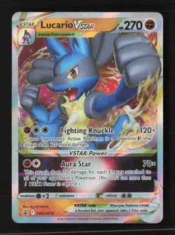 Lucario VSTAR - Holo SWSH: Sword & Shield Promo Cards SWSH214 HP Pokemon TCG - Image 1