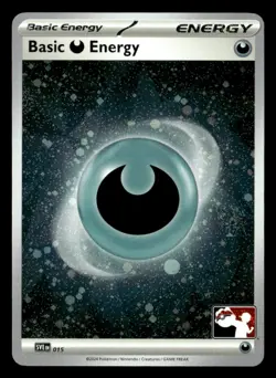 Basic Darkness Energy - (Cosmos Holo) Prize Pack Series Cards 015 NM Pokemon TCG - Image 1