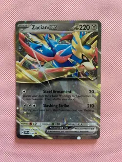 Zacian ex 198 Sv: Scarlet & Violet Promo Cards Holo - English - Pokemon TCG - Image 1