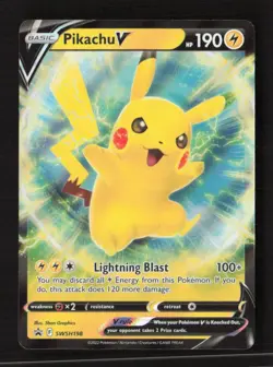 Pikachu V - Holo SWSH: Sword & Shield Promo Cards SWSH198 NM Pokemon TCG - Image 1