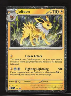 Jolteon - (Cosmos Holo) SV: Scarlet & Violet Promo Cards 169 NM Pokemon TCG - Image 1