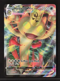 Meowth VMAX - Holo SWSH: Sword & Shield Promo Cards SWSH005 NM Pokemon TCG - Image 1