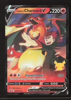 Lance's Charizard V - Holo Sword & Shield Promo Cards SWSH133 NM Pokemon TCG - Image 1
