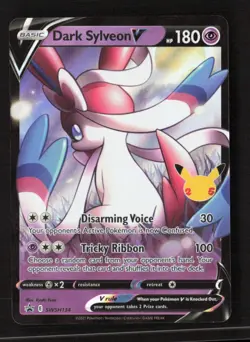 Dark Sylveon V Holo SWSH: Sword & Shield Promo Cards SWSH134 NM Pokemon TCG - Image 1