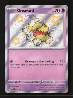 Greavard - Promo Holo SV: Scarlet & Violet Promo Cards 070 NM Pokemon TCG - Image 1