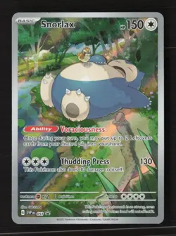 Snorlax Promo Holo SV: Scarlet & Violet Promo Cards 051 LP Pokemon TCG - Image 1